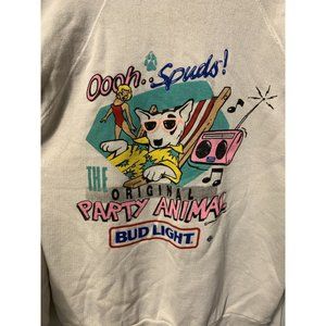 Vintage 1987 Spuds MacKenzie Bud Light Party Animal Crew Neck Sweatshirt D51
